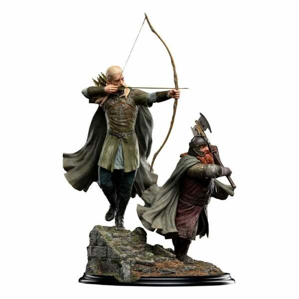 Estatua 1/6 Legolas and Gimli at Amon Hen El Señor de los Anillos 46 cm - Collector4u.com