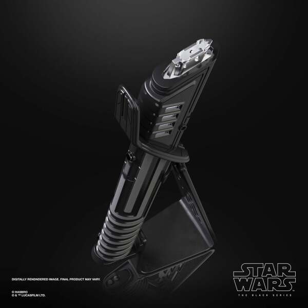 Sable de Luz Mandalorian Darksaber Star Wars The Mandalorian Black Series réplica 1/1 Force FX Elite - Collector4U.com