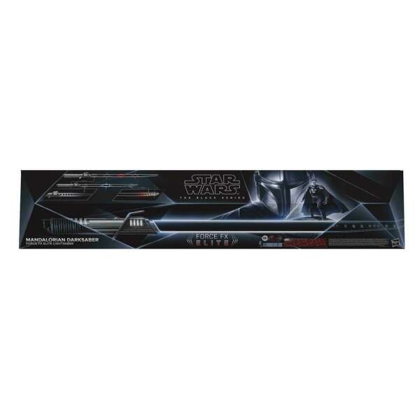 Sable de Luz Mandalorian Darksaber Star Wars The Mandalorian Black Series réplica 1/1 Force FX Elite - Collector4U.com