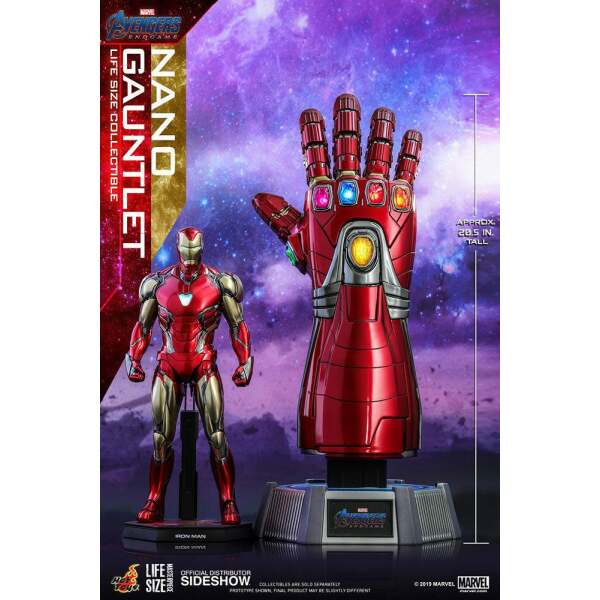 Guantelete Los Vengadores: Endgame, Masterpiece 1/1 Nano Gauntlet 52 cm  Hot Toys - Collector4U.com