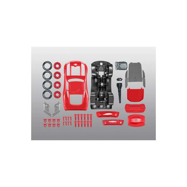 Maqueta Junior Kit con luz y sonido Lightning McQueen Cars 1/20 - Collector4u.com