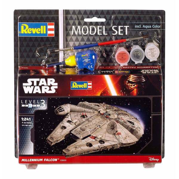 Maqueta Model Set Millennium Falcon Star Wars 1/241 10 cm Revell - Collector4U.com