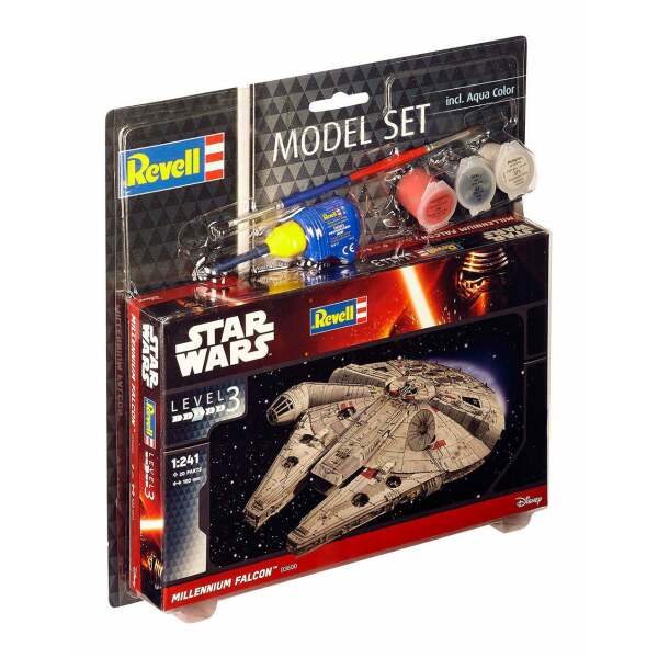 Maqueta Model Set Millennium Falcon Star Wars 1/241 10 cm Revell - Collector4U.com