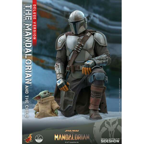 Figura The Mandalorian y The Child Star Wars The Mandalorian 1/4  Deluxe version 46 cm Hot Toys - Collector4U.com