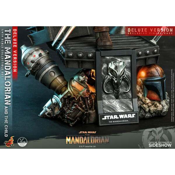 Figura The Mandalorian y The Child Star Wars The Mandalorian 1/4  Deluxe version 46 cm Hot Toys - Collector4U.com