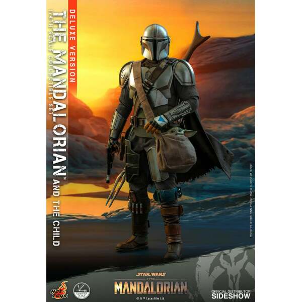 Figura The Mandalorian y The Child Star Wars The Mandalorian 1/4  Deluxe version 46 cm Hot Toys - Collector4U.com