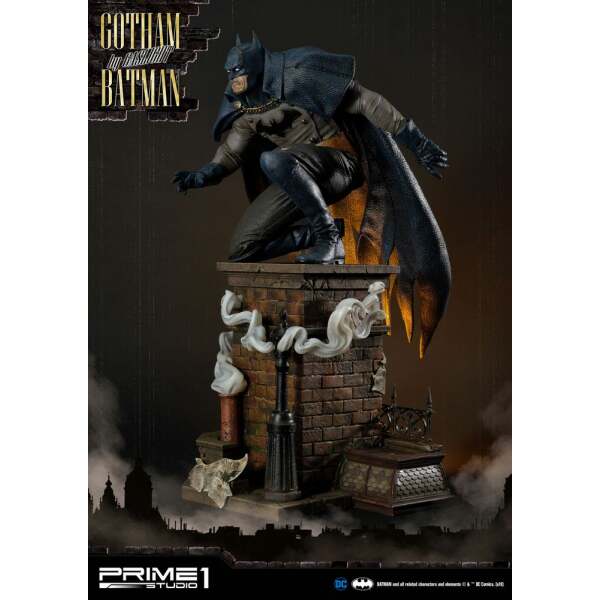 Estatua Batman Arkham Origins 1/5 Gotham By Gaslight Batman Versión Azul 57 cm - Collector4u.com