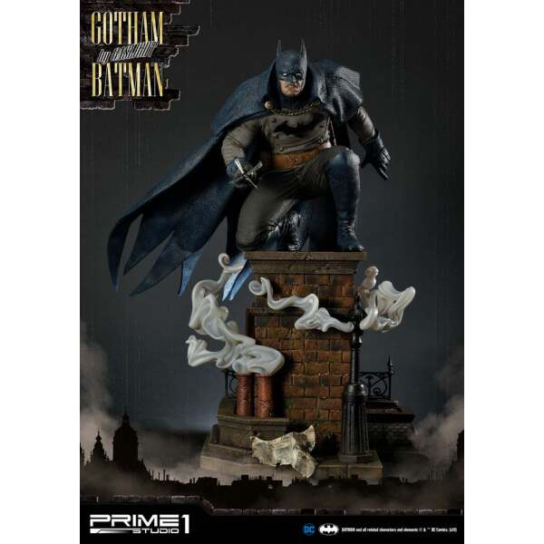 Estatua Batman Arkham Origins 1/5 Gotham By Gaslight Batman Versión Azul 57 cm - Collector4u.com