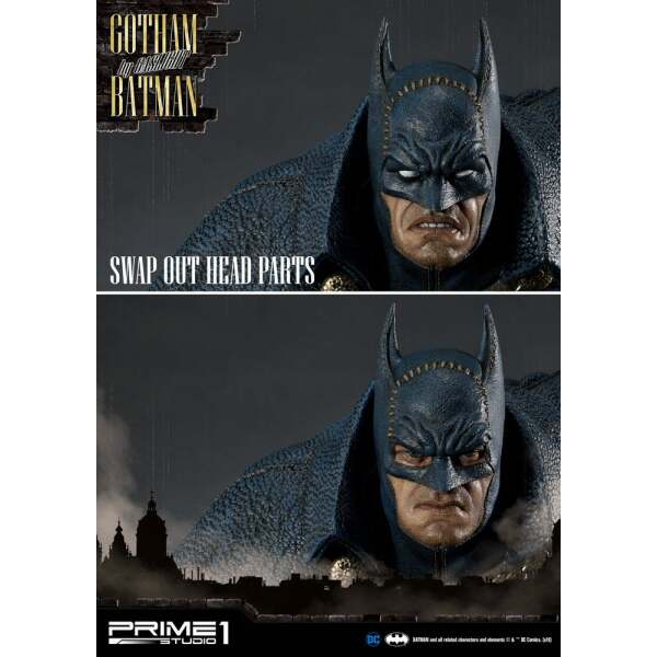 Estatua Batman Arkham Origins 1/5 Gotham By Gaslight Batman Versión Azul 57 cm - Collector4u.com