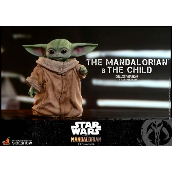 Figuras The Mandalorian & The Child Star Wars The Mandalorian Pack de 2 1/6 Deluxe 30 cm Hot toys - Collector4U.com