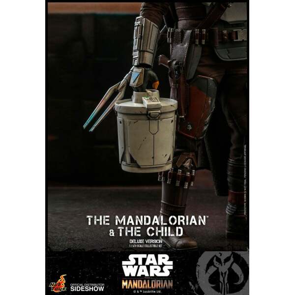 Figuras The Mandalorian & The Child Star Wars The Mandalorian Pack de 2 1/6 Deluxe 30 cm Hot toys - Collector4U.com