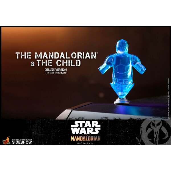 Figuras The Mandalorian & The Child Star Wars The Mandalorian Pack de 2 1/6 Deluxe 30 cm Hot toys - Collector4U.com