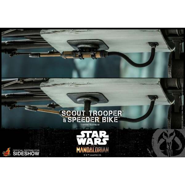 Figura Scout Trooper con Speeder Bike, Star Wars The Mandalorian 1/6 Hot Toys - Collector4U.com