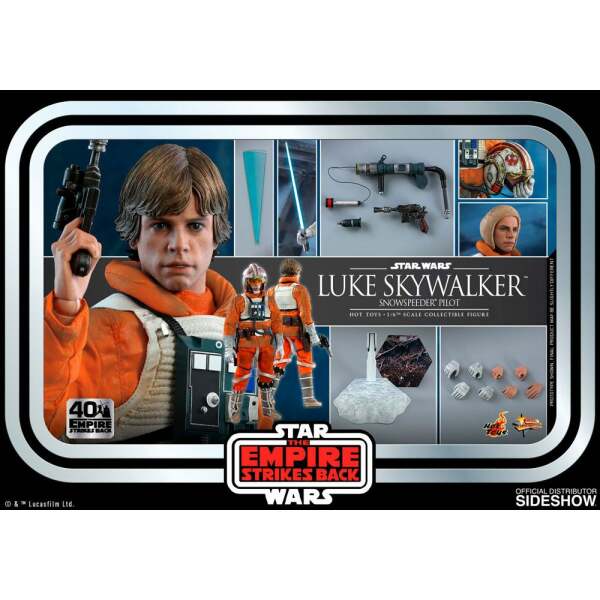 Figura Luke Skywalker Snowspeeder Pilot Star Wars Episode V Movie Masterpiece 1/6 Hot Toys 28 cm - Collector4U.com