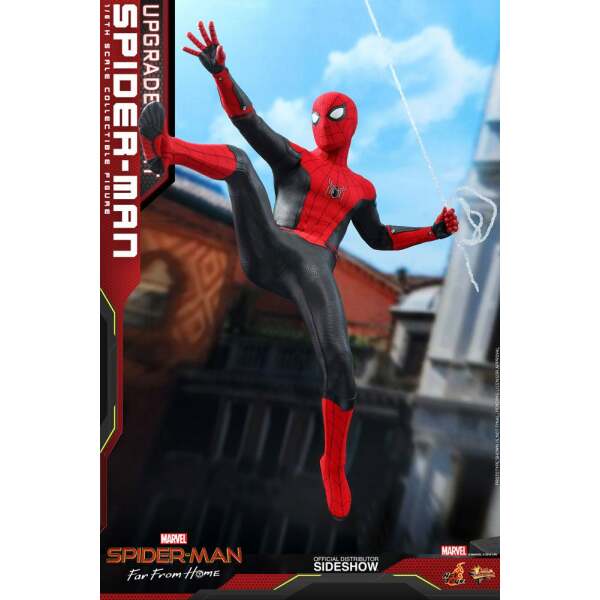 Figura SpiderMan Upgraded Suit, Spider-man: Lejos de casa, Movie Masterpiece 1/6 Hot Toys 29 cm - Collector4U.com