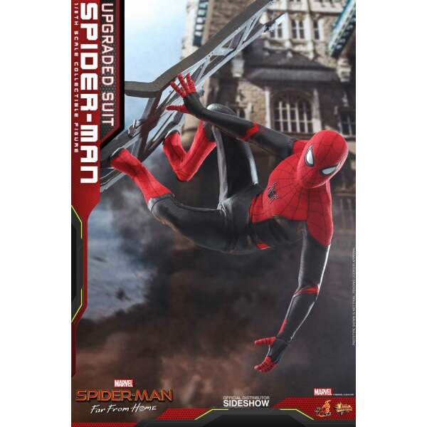 Figura SpiderMan Upgraded Suit, Spider-man: Lejos de casa, Movie Masterpiece 1/6 Hot Toys 29 cm - Collector4U.com