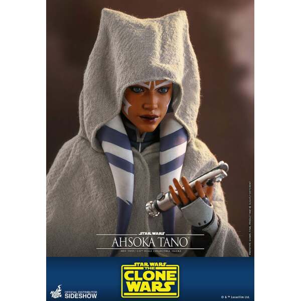 Figura Ahsoka Tano The Clone Wars, Star Wars 1/6 Hot Toys 29 cm - Collector4U.com