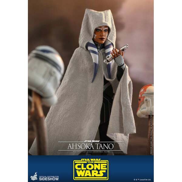 Figura Ahsoka Tano The Clone Wars, Star Wars 1/6 Hot Toys 29 cm - Collector4U.com