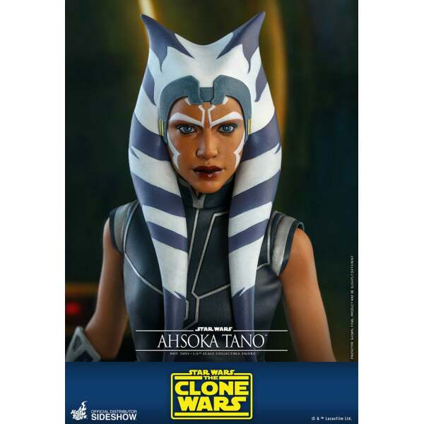 Figura Ahsoka Tano The Clone Wars, Star Wars 1/6 Hot Toys 29 cm - Collector4U.com