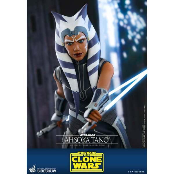 Figura Ahsoka Tano The Clone Wars, Star Wars 1/6 Hot Toys 29 cm - Collector4U.com