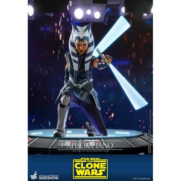 Figura Ahsoka Tano The Clone Wars, Star Wars 1/6 Hot Toys 29 cm - Collector4U.com