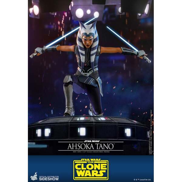 Figura Ahsoka Tano The Clone Wars, Star Wars 1/6 Hot Toys 29 cm - Collector4U.com