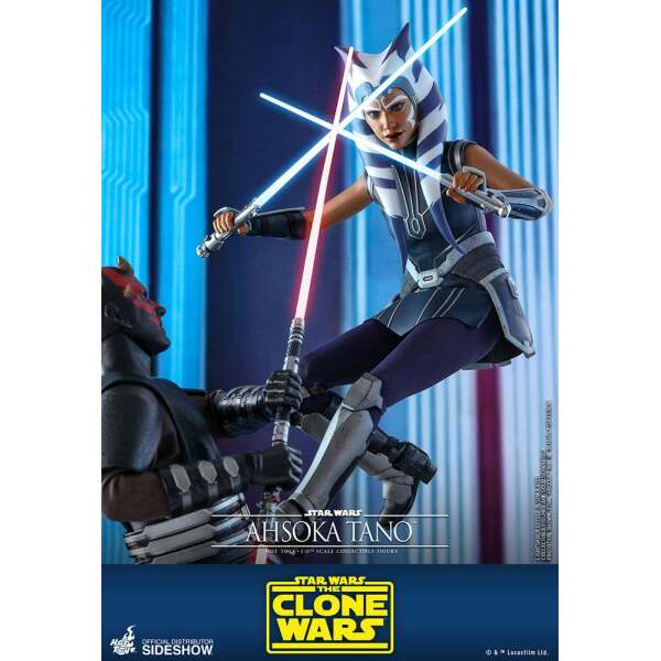 Figura Ahsoka Tano The Clone Wars, Star Wars 1/6 Hot Toys 29 cm - Collector4U.com