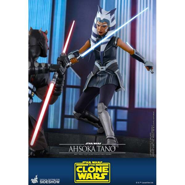 Figura Ahsoka Tano The Clone Wars, Star Wars 1/6 Hot Toys 29 cm - Collector4U.com