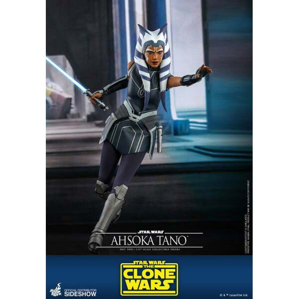 Figura Ahsoka Tano The Clone Wars, Star Wars 1/6 Hot Toys 29 cm - Collector4U.com