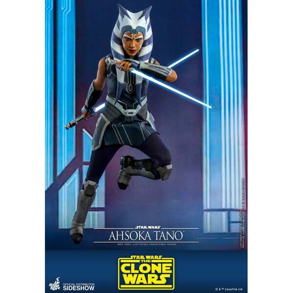 Figura Ahsoka Tano The Clone Wars, Star Wars 1/6 Hot Toys 29 cm - Collector4U.com