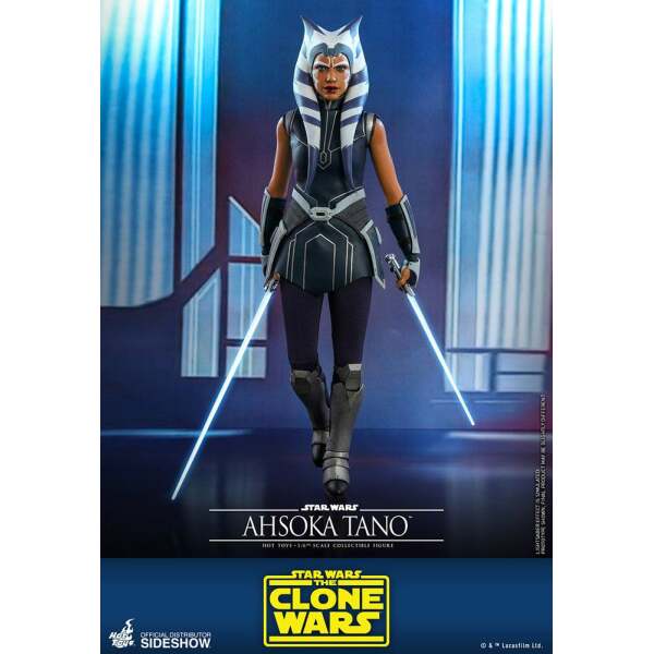 Figura Ahsoka Tano The Clone Wars, Star Wars 1/6 Hot Toys 29 cm - Collector4U.com