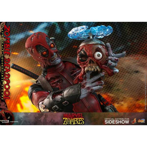 Figura Deadpool Zombie Marvel Zombies Comic Masterpiece 1/6 Hot Toys 31 cm - Collector4U.com