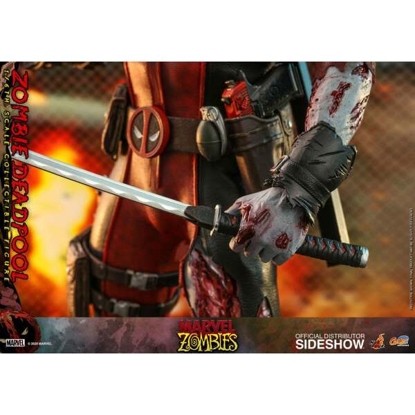 Figura Deadpool Zombie Marvel Zombies Comic Masterpiece 1/6 Hot Toys 31 cm - Collector4U.com