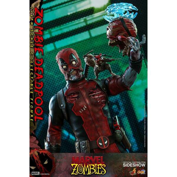 Figura Deadpool Zombie Marvel Zombies Comic Masterpiece 1/6 Hot Toys 31 cm - Collector4U.com