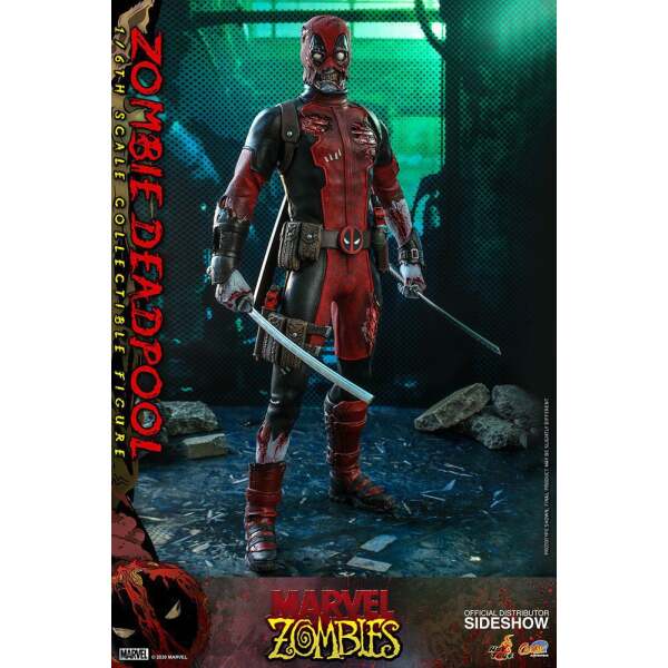 Figura Deadpool Zombie Marvel Zombies Comic Masterpiece 1/6 Hot Toys 31 cm - Collector4U.com