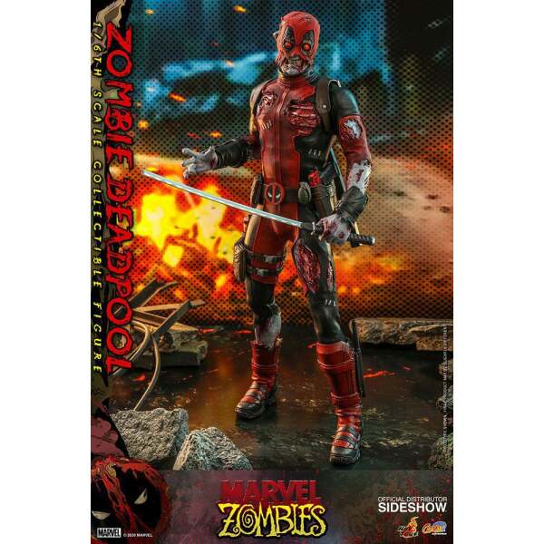 Figura Deadpool Zombie Marvel Zombies Comic Masterpiece 1/6 Hot Toys 31 cm - Collector4U.com