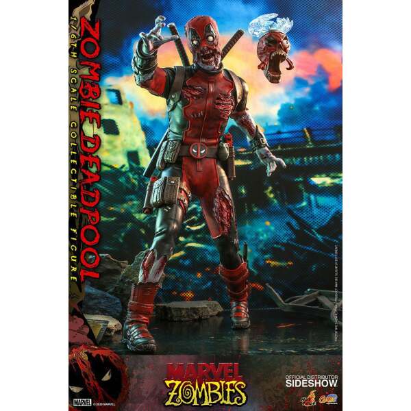 Figura Deadpool Zombie Marvel Zombies Comic Masterpiece 1/6 Hot Toys 31 cm - Collector4U.com