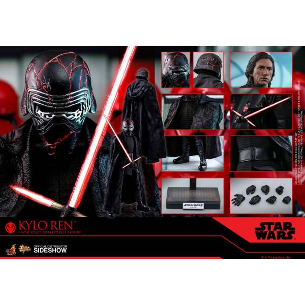 Figura Kylo Ren Star Wars Episode IX Movie Masterpiece 1/6 Hot Toys 33 cm - Collector4U.com