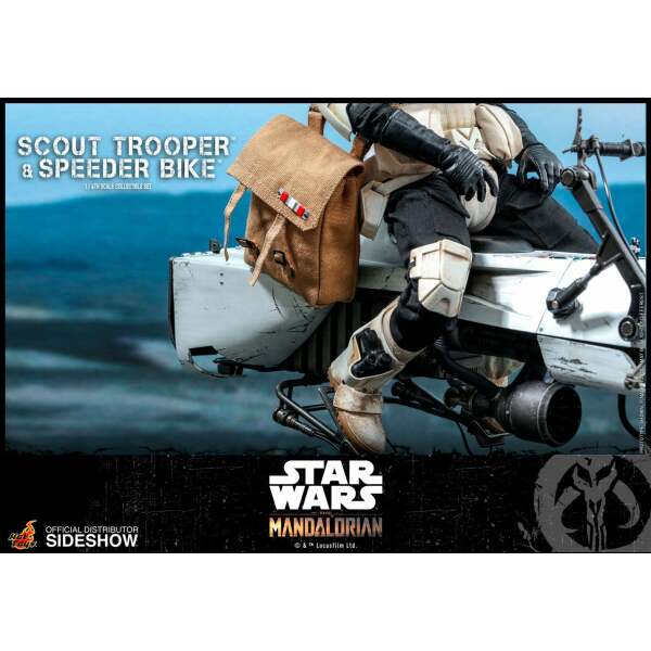 Figura Scout Trooper con Speeder Bike, Star Wars The Mandalorian 1/6 Hot Toys - Collector4U.com