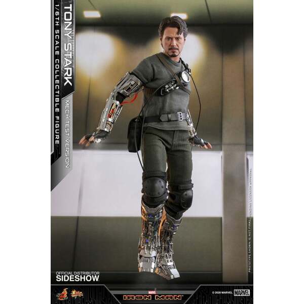 Figura Movie Masterpiece Tony Stark Iron Man 1/6 (Mech Test Version) 30 cm Hot Toys - Collector4u.com