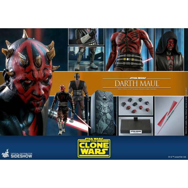 Figura Darth Maul The Clone Wars 1/6 Star Wars 29 cm Hot Toys - Collector4U.com