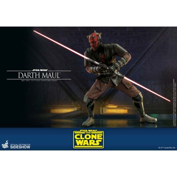 Figura Darth Maul The Clone Wars 1/6 Star Wars 29 cm Hot Toys - Collector4U.com