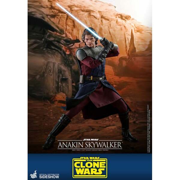 Figura Anakin Skywalker The Clone Wars 1/6 Star Wars 31 cm Hot Toys - Collector4U.com