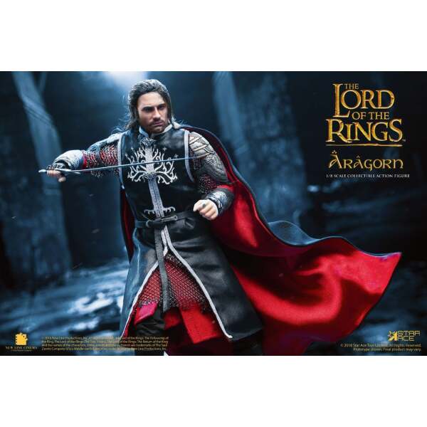 Figura Real Master Series 1/8 Aragon El Señor de los Anillos 2.0 23 cm - Collector4u.com