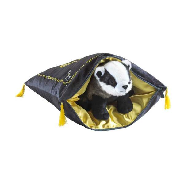 Almohada con Peluche House Mascot Hufflepuff Harry Potter - Collector4u.com