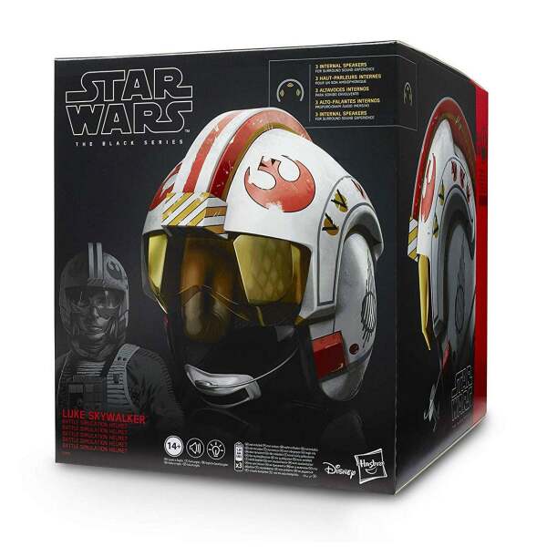 Casco Electrónico Premium Luke Skywalker Star Wars Black Series - Collector4U.com