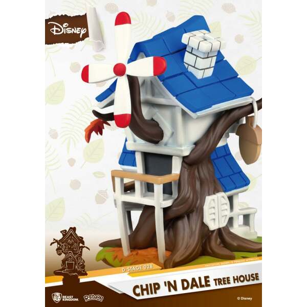 Diorama Pvc D Stage Chip N Dale Tree House Disney Summer Series 16 Cm 2