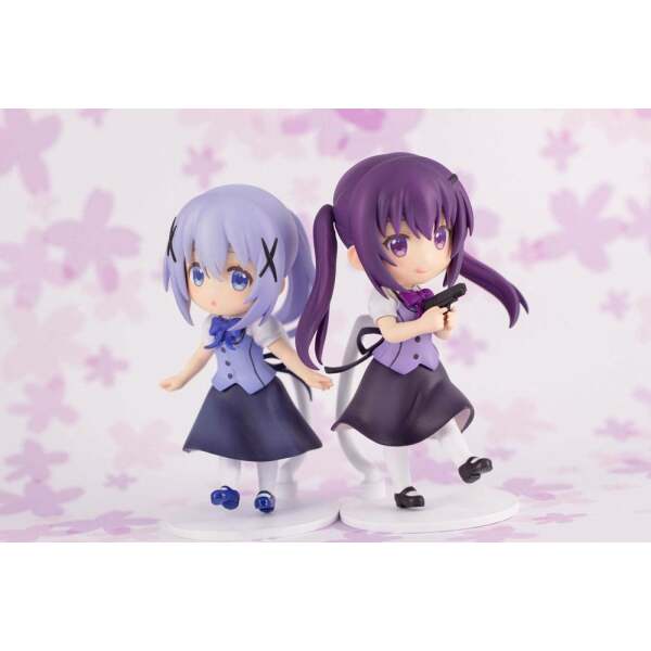 Estatua Bloom Rize Is the Order a Rabbit PVC 6 cm Plum - Collector4U.com