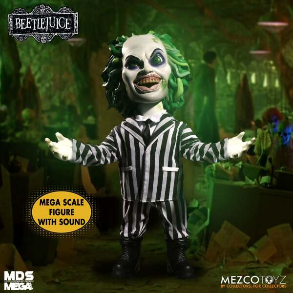 Figura Parlante MDS Mega Scale Beetlejuice Beetlejuice 38 cm - Collector4u.com