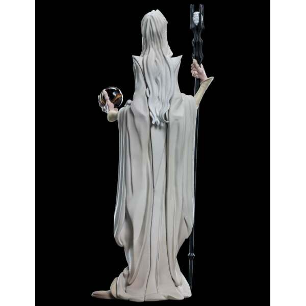 Figura Saruman El Senor De Los Anillos Mini Epics 17 Cm Weta